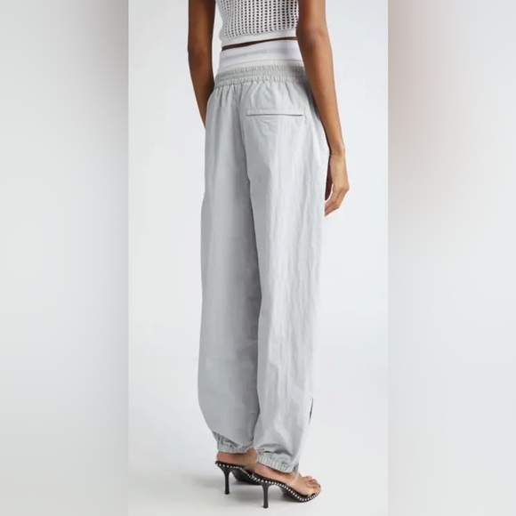 ALEXANDER WANG Track Pants Integrated Logo
Waistband Boxer Woven Joggers XS - Picture 3 of 17